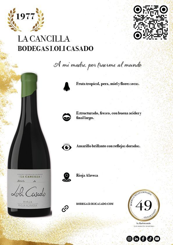Comprar aquí: Bodegas Loli Casado